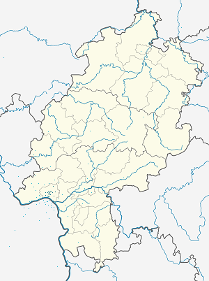 A(z) Wiesbaden térképe címkékkel minden támogató számára
