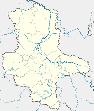 Map of Biederitz with markings for the individual supporters
