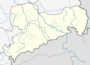 Karte von Sächsische Schweiz-Osterzgebirge mit Markierungen für die einzelnen Unterstützenden