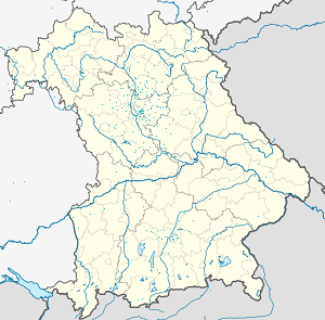 Mapa de Baviera com marcações de cada apoiante