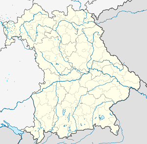 Landkreis Aschaffenburg kartta tunnisteilla jokaiselle kannattajalle