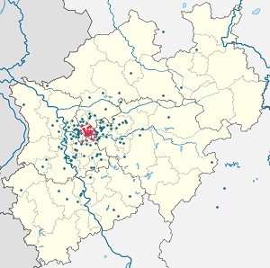 Mappa di Essen con ogni sostenitore 