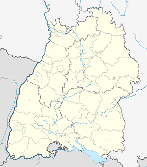 Karte von Vereinbarte Verwaltungsgemeinschaft Singen (Hohentwiel) mit Markierungen für die einzelnen Unterstützenden