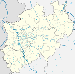 Mapa města Kolín nad Rýnem se značkami pro každého podporovatele 