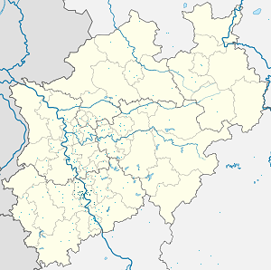 Karte von Regierungsbezirk Köln mit Markierungen für die einzelnen Unterstützenden