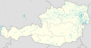 Harta lui Viena cu marcatori pentru fiecare suporter