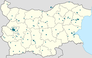 Карта на България с маркери за всеки поддръжник