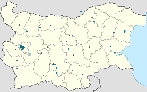 Карта на България с маркери за всеки поддръжник