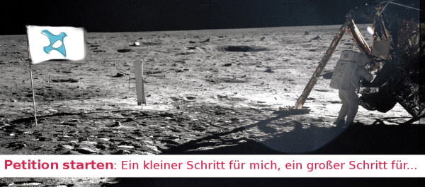 Bild: Ein kleiner Schritt für mich, ein großer für...