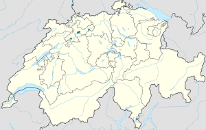 Mapa města Solothurn se značkami pro každého podporovatele 