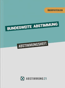 Heft mit der Aufschrift 
