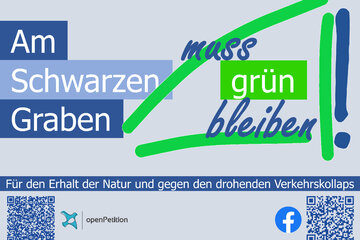 Bild der Petition "Am Schwarzen Graben" muss grün bleiben! Petition zum Erhalt der Erholungs- und Freiraumfläche.