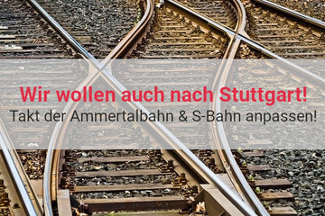 Bild der Petition Anpassung der Übergangszeit in Herrenberg von der Ammertalbahn auf die S-Bahn