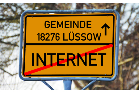 Bild der Petition Ausbau des Breitband Internets ohne Volumenbeschränkung in der gesamten Gemeinde Lüssow