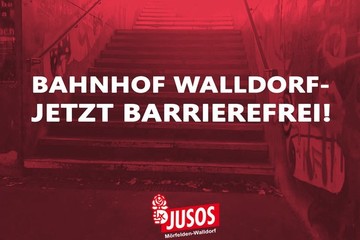 Bild der Petition Bahnhof Walldorf - jetzt barrierefrei!