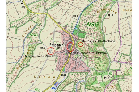 Image of the petition Bessere Mobilfunkversorgung für Prappach