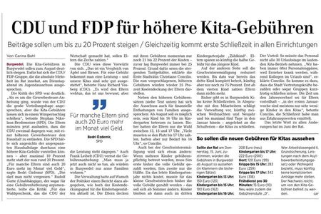 Bild der Petition Betreuungskosten für Kinder in Burgwedel dürfen nicht weiter steigen!