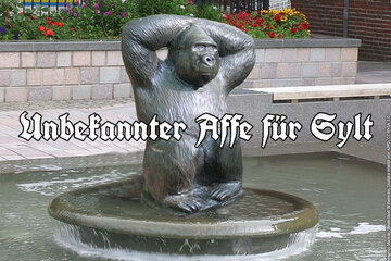 Bild der Petition Brunnen in Westerland: Unbekannter Affe statt Dicke Wilhelmine