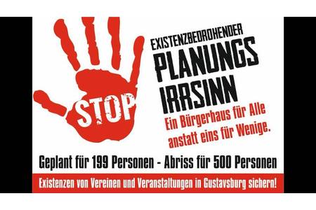 Bild der Petition Bürgerhaus Gustavsburg soll bleiben wo und wie es ist!