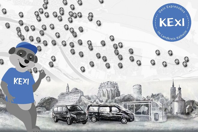 Der KEXI On-Demand Verkehr in der Stadt Kelheim soll erhalten