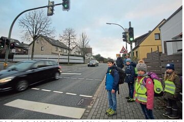 Bild der Petition Die Kinder brauchen einen sicheren Schulweg!  Sichert die Fußgängerampel an der Spengerstraße!