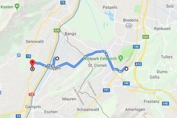 Bild der Petition Direkte Busverbindung Feldkirch Bhf - Ruggell Industriegebiet - Sennwald Industriegebiet - Salez Bhf