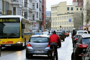 Bild der Petition Einen Fahrradweg in der Zossenerstraße einführen
