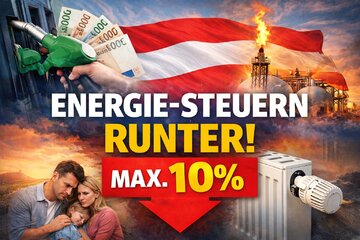 Bild der Petition Energie muss leistbar bleiben, Senkung der Besteuerung auf Treibstoffe, Heizöl und Gas