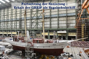 Bild der Petition Erhalt der GREIF als Segelschulschiff – Fortsetzung der Sanierung