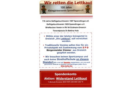 Bild der Petition Erhalt der lettkaut dreieich