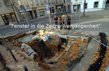 Bild der Petition Für den Erhalt der Grabung auf dem Zeitzer Altmarkt. "Fenster in die Zeitzer Vergangenheit"