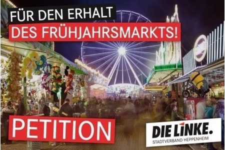 Bild der Petition Für den Erhalt des Frühjahrsmarkts!