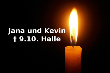 Bild der Petition Gedenktafeln für Jana und Kevin, die Opfer vom 9.10 in Halle