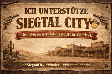 Bild der Petition Ja zu Siegtal City – Eine Western-Erlebnisstadt für Windeck!