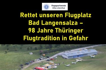 Bild der Petition Rettet unseren Flugplatz Bad Langensalza – 98 Jahre Thüringer Flugtradition in Gefahr
