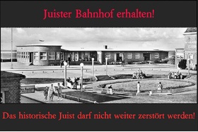 Bild der Petition: Juister Bahnhof erhalten