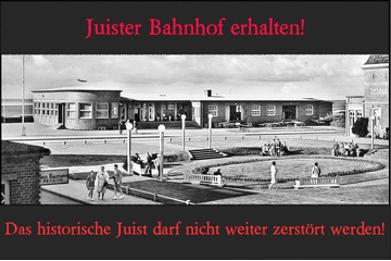 Bild der Petition Juister Bahnhof erhalten