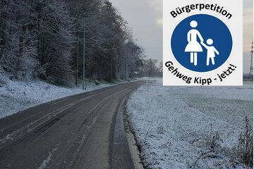 Bild der Petition Karlstein am Main: Bürgerpetition Gehweg Kipp – jetzt!