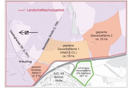 Bild der Petition Kein neues Gewerbegebiet im Landschaftsschutzgebiet am Kreuzkrug in Schloß Holte-Stukenbrock!