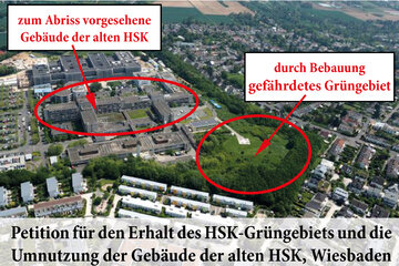 Bild der Petition Keine Bebauung des Grüngebiets auf dem Gelände der HSK, Helios Dr. Horst Schmidt Kliniken, Wiesbaden