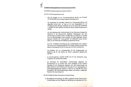 Bild der Petition Keine Grundschule Auf Öffentlichen Parkplatz In Wiesbaden
