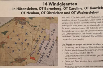 Image of the petition Keine Windgiganten in der Gemeinde Hötensleben