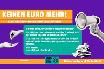 Bild der Petition Keinen Euro mehr - gegen weitere Erhöhungen der Semesterbeiträge in Mecklenburg-Vorpommern