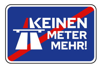 Bild der Petition Keinen Meter mehr!