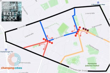 Bild der Petition #KIEZBLOCK Auguststraße - für mehr Kiezleben, gegen Durchfahrtsverkehr
