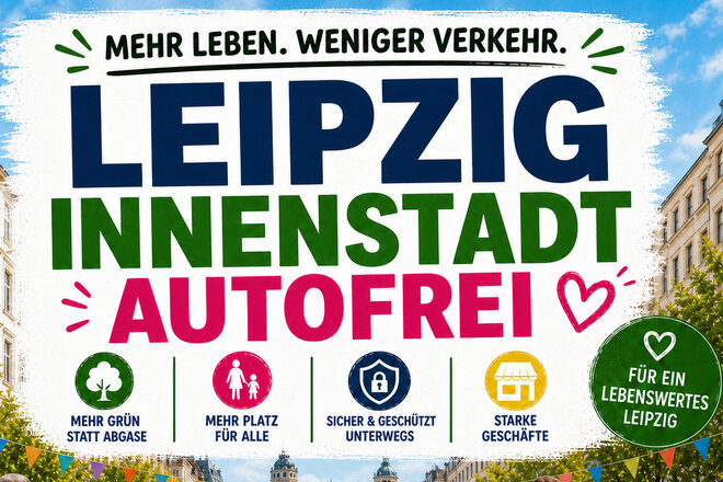 Leipzig Innenstadt autofrei - Online-Petition
