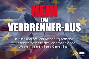 Image of the petition Nein zum Verbrenner-Aus: Technologieoffenheit für Arbeitsplätze, Wirtschaft und Klimaschutz