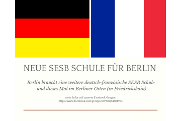 Image of the petition neue SESB Grundschule (deutsch-französisch) im Berliner Osten benötigt!