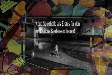 Bild der Petition Neue Sporthalle als Erstes für den Campus Biedensand in Lampertheim bauen!