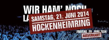 Bild der Petition neuer Pre-Sale der Onkelzkarten "Hockenheimring 2014"